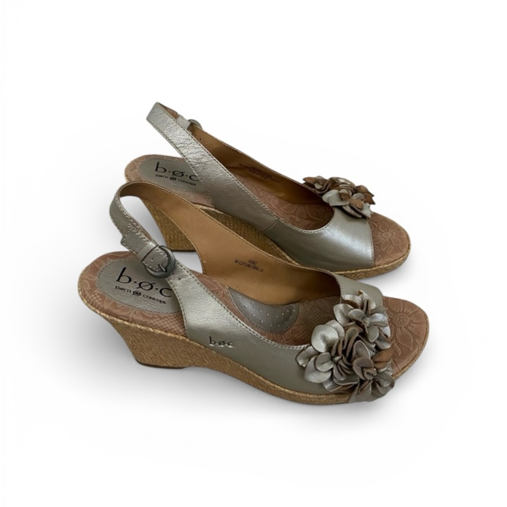 B*O*C Born Concepts  Womens Slingback Wedge Sandals